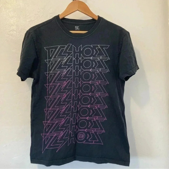 Vintage DC Shirt Mens S Black Skateboarding‎ Rob Dyrdek Short Sleeve Crew - Picture 1 of 7
